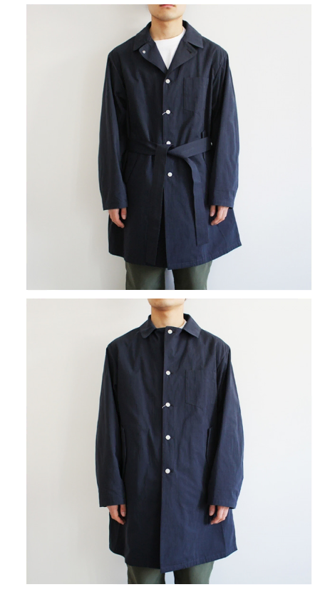 The Nerdys Shirts Coat "Navy" 셔츠코트 판매합니다